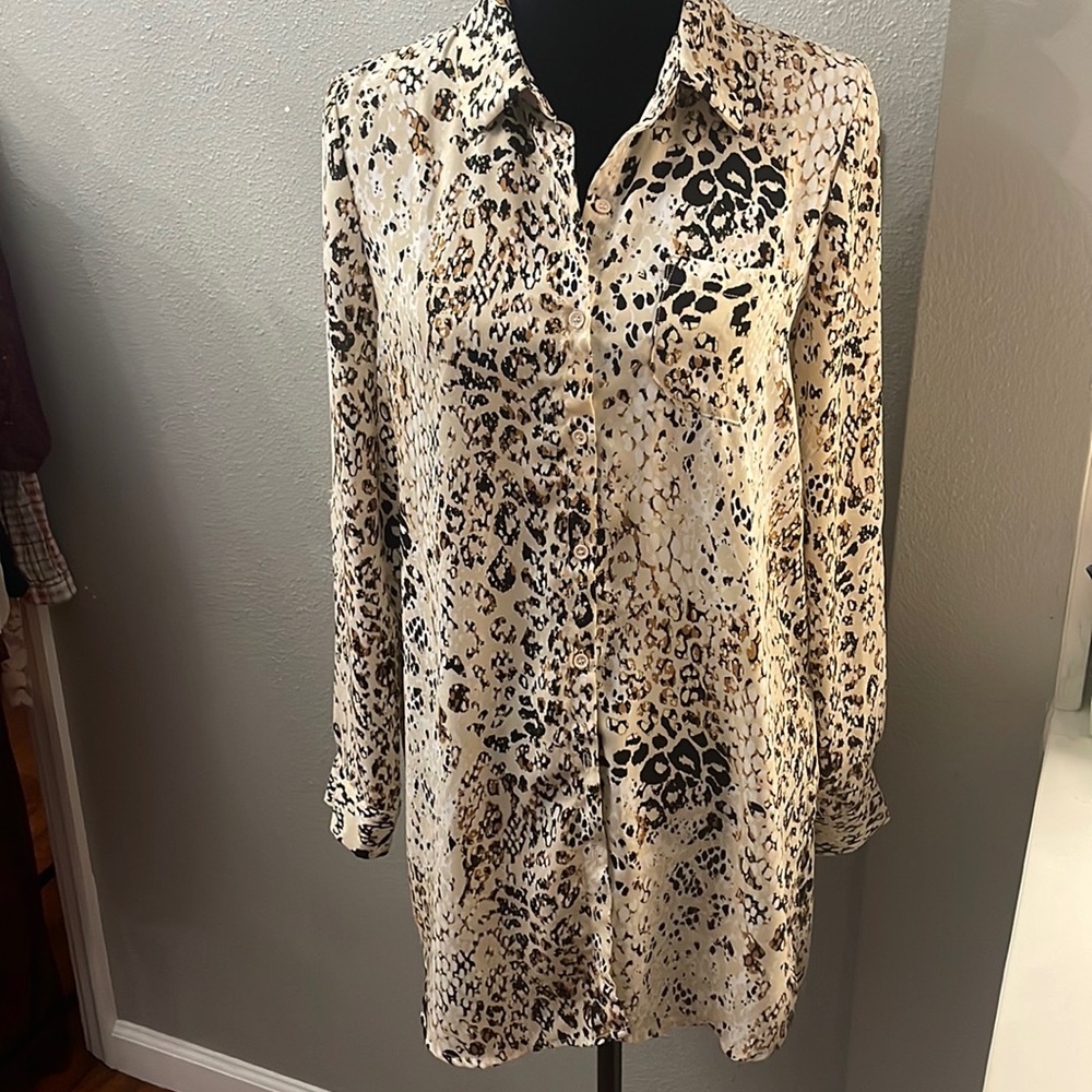 beautiful blouse animal print Saze M